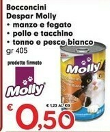 Despar Despar Molly Bocconcini Manzo E Fegato / Pollo E Tacchino / Tonno E Pesce Bianco offerta