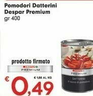 Despar Despar Premium Pomodori Datterini offerta