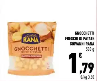 Conad Superstore GNOCCHETTI FRESCHI DI PATATE GIOVANNI RANA 500 g offerta