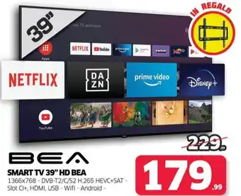 Telitaly BEA SMART TV 39" HD BEA offerta