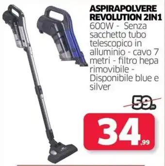 ASPIRAPOLVERE REVOLUTION 2IN1