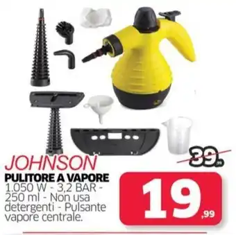 Telitaly JOHNSON PULITORE A VAPORE offerta