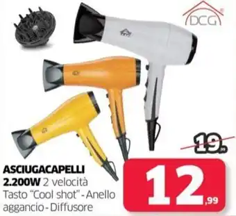 Telitaly DCG ASCIUGACAPELLI 2.200W offerta