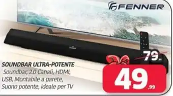 FENNER SOUNDBAR ULTRA-POTENTE