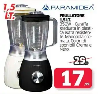 Telitaly PARAMIDEA FRULLATORE 1,5 LT. offerta
