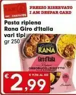 Despar Giovanni Rana Giro D'italia Risotto offerta