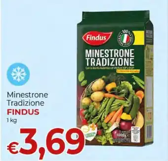 Supermercati Nonna Isa Minestrone Tradizione FINDUS 1 kg offerta