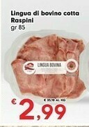 Despar Raspini Lingua Di Bovino Cotta offerta