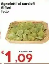 Despar Alfieri Agnolotti Ai Carciofi offerta