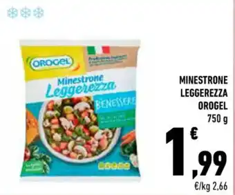 Conad Superstore MINESTRONE LEGGEREZZA OROGEL 750 g offerta
