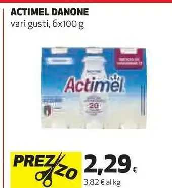Coop Danone Actimel Bianco 600 G(ml) offerta