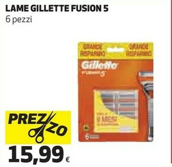 Coop Gillette Fusion 5 Lame offerta
