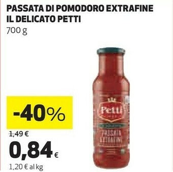 Coop Petti Passata Extrafine Il Delicato offerta