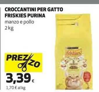 Coop Friskies Purina Croccantini Per Gatto offerta