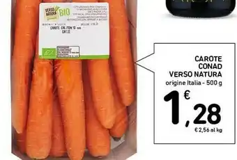 Conad Superstore Coand Carote Verso Natura offerta