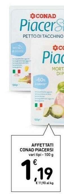 Conad Superstore Conad - Petto Di Pollo Al Forno Piacersi 100 G(ml) offerta