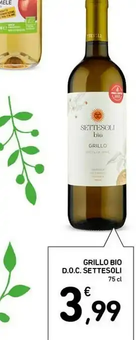 Conad Superstore Settesoli Grillo Bio Doc offerta