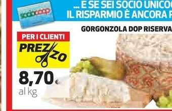 Coop Gorgonzola Dop Riserva offerta