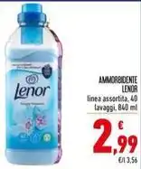 AMMORBIDENTE LENOR linea assortita, 40 lavaggi, 840 ml