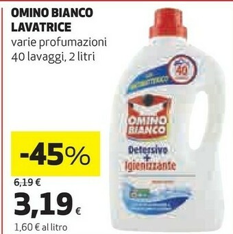 Coop Omino Bianco Lavatrice offerta