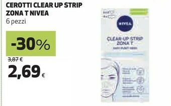 Coop Nivea Cerotti Clear Up Strip Zona T offerta
