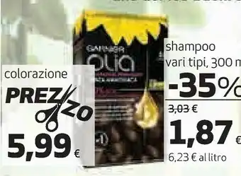 Coop Garnier Olia Shampoo offerta