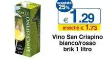 Vino San Crispino bianco/rosso brik 1 litro