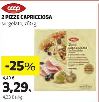 Coop Coop Pizze Capricciosa offerta