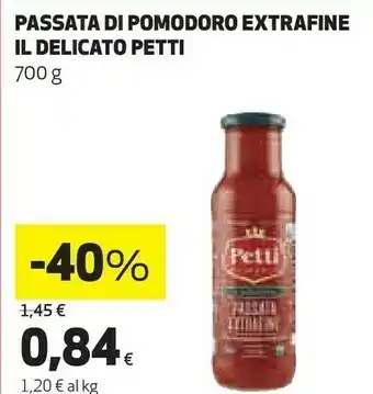 Coop Paneangeli Petti Passata Di Pomodoro Extrafine Il Delicato offerta