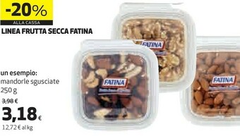 Coop Fatina Mandorle Sgusciate Frutta Secca Sgusciata 250 G(ml) offerta