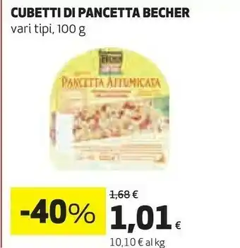 Coop Bechèr Becher Cubetti Di Pancetta offerta