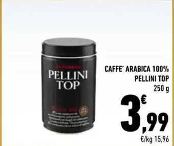 Conad Superstore CAFFE' ARABICA 100% PELLINI TOP 250 g offerta