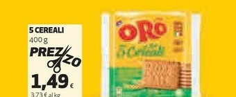 Coop Saiwa Oro 5 Cereali 400 G(ml) offerta