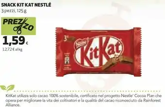 Coop Nestlè Snack Kit Kat offerta