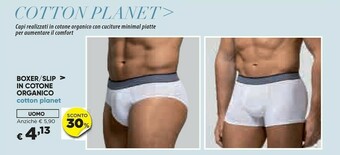 Coop Cotton Planet Boxer In Cotone offerta