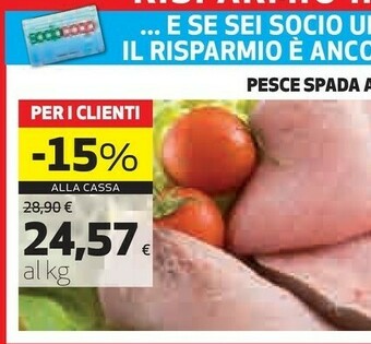 Coop Pesce Spada A Trance offerta