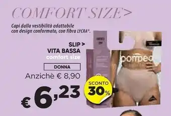 Coop Pompea Slip Vita Bassa offerta