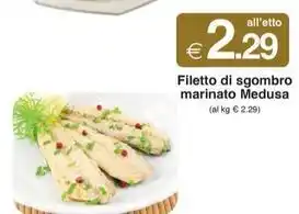 Sì con te Filetto di sgombro marinato Medusa offerta