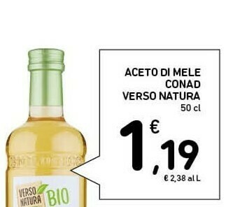 Conad Conad Verso Natura Aceto Di Mele offerta
