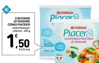 Conad Conad - Contorno Misto Di Verdure Piacersi 450 G(ml) offerta
