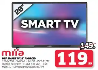 Telitaly MIIA SMART TV 28" ANDROID offerta