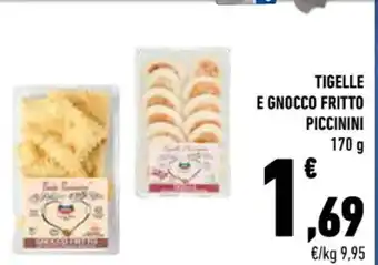 Conad Superstore TIGELLE E GNOCCO FRITTO PICCININI 170 g offerta