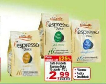 CTS Supermercati L'espresso Cialde caffè offerta