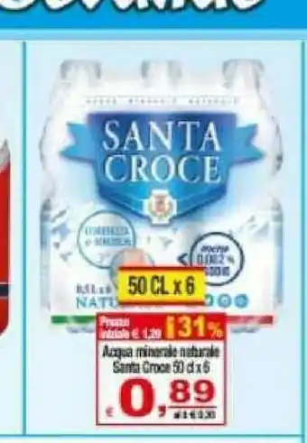 CTS Supermercati Santa croce Acqua offerta
