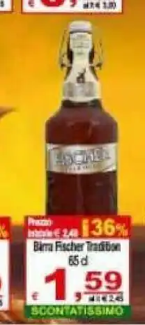 CTS Supermercati Fischer Birra offerta