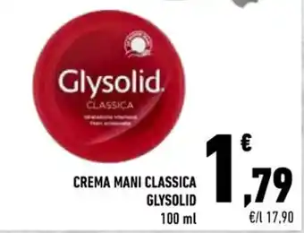 Conad Superstore CREMA MANI CLASSICA GLYSOLID 100 ml offerta