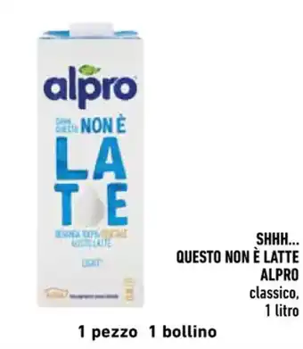 SHHH... QUESTO NON È LATTE ALPRO classico, 1 litro