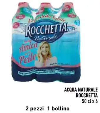Conad Superstore ACQUA NATURALE ROCCHETTA 50 cl x 6 offerta