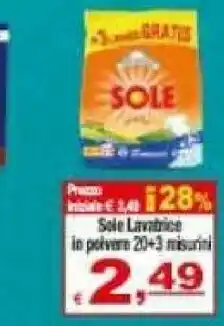 Sole Detersivo in polvere