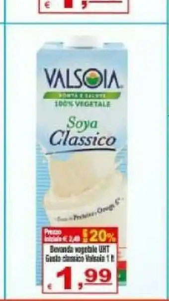 CTS Supermercati Valsoia Latte di soia offerta